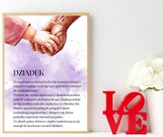 Plakat na Dzień Babci i Dziadka – Personalizowany Prezent z Dedykacją PDF