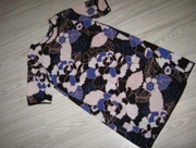 DOROTHY PERKINS prosta wzorzysta sukienka luźna 10