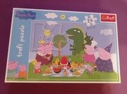 Puzzle Świnka Peppa 24 elementy MAXI! Trefl! Piknik - prezent, święta