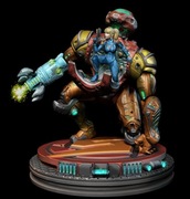 Figurka druk 3D żywica 12K " Samus Super Metroid - F1161 " - 120 mm