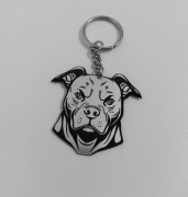 Breloczek do kluczy bulterier, pitbull, amstaff