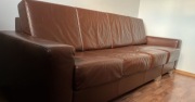 Sofa skórzana z fotelami