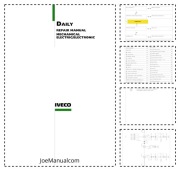Iveco Daily 2000-2006 Repair Manual Instrukcja serwisowa naprawcza