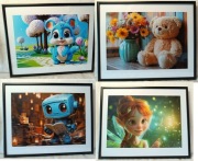 Fotografia A4 ramka aluminiowa 28x35 obrazek pokój dziecięcy