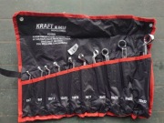 KLUCZE DWUSTRONNIE OCZKOWE 6-32mm PŁACHTA ZESTAW 10 ELEMENTÓW KD10929 +ETUI