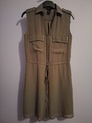 Sukienka na co dzień zielona rozmiar 34 H&M