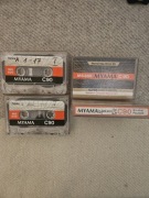 Kasety magnetofonowe 4 sztuk. 