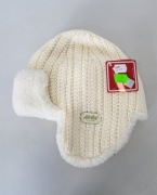 Czapka zimowa Akaz model 23 - ecru