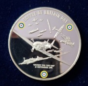 Moneta medal z serii 70 rocznicy Bitwy o Anglię 2010
