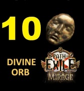 10x DIVINE ORB POE1 MIRAGE LIGA Path of Exile 1 PC