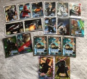 Karty Star Wars Lego (złoty Kylo Ren, limitowane Anakin, Obi-Wan) 18 sztuk