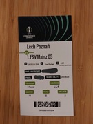 Bilet kolekcjonerski Lech Poznań - 1.FSV Mainz 05 11.12.2025