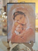 Obraz na desce Maryja z dzieciątkiem 