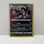Karta Pokemon TCG Galarian Obstagoon HOLO Fusion Strike