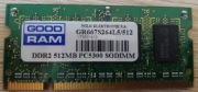 Pamięć DDR2 1GB SODIMM PC5300 (2x512) - gwarancja