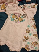 Body rampers pajacyki dwupak dla dziewczynki 98