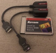 PCMCIA - PC Card | Xircom CEM56-100 CreditCard Ethernet 10/100 NIC Modem 56