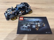 LEGO Technic 42046 Czarny samochód wyścigowy z płomieniami