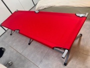Łóżko Polowe Turystyczne Składane Kanadyjka 210x80x48cm Duże Mocne Premium