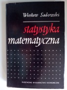 Statystyka matematyczna W.Sadowski