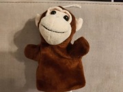 Pluszowa pacynka małpka