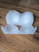 Holibanna 6-częściowy plastikowy organizer na biustonosze z przegródkami 