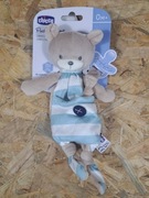 CHICCO Maskotka do smoczka Friend Boy – Miś (0m+)