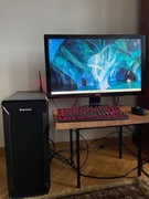 Komputer Gamingowy AMD 5, RAM 64GB, Dysk 3TB, GeForce 12GB, 27"BenQ