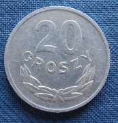 Moneta 20 groszy 1983 Al 
