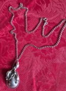 Wisiorek z lanczuszkiem calosc 925