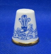 Naparstek Kolekcjonerski  Scotland - Ślub Księcia Karola i Lady Diany 