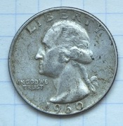 01462 USA 25 centów QUARTER 1960 D srebro