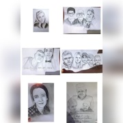 Portret ołówkiem ze zdjęcia