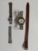 Stainless steel pasek do zegarka pasek skóra zegar