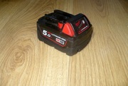 ORGINALNY AKUMULATOR MILWAUKEE M18 B5 5,0Ah 18V BARDZO DOBRY 