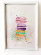 Mała akwarelka Makaroniki 11*16cm