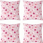 Zestaw poszewek na poduszki serca walentynki 