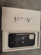 Czarny case iPhone 12 nowy klapka tylna panel tylny