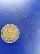 Moneta 5 zł 2009 rok destruct