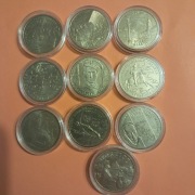 Monety 2zł NG zestaw.