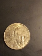 10 zl z 1967r  100 rocznica urodzin Marii Skłodowskiej-Curie 