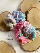 Scrunchie -zestaw, gumki do włosów