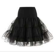 Halka czarna nowa M/L tiul/organza