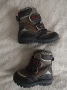 Skórzane odblaskowe buty zimowe kozaki Lasocki 20 jak nowe