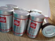 Puszka na kawę Illy 250g zakr. pojemnik na żywność szczelny metal
