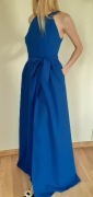 Elegancka dluga suknia szafirowa 40/42'nowa z metką