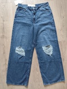 Spodnie Jack Jones dziurami damskie jeansy dżinsy luźne szerokie nowe 88 cm