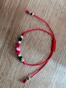 Bransoletka ze sznurka i kamieni naturalnych