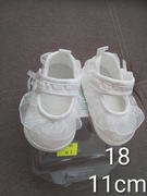 Buciki do chrztu - rozmiar 18