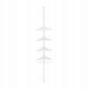 Narożna Półka ŁAZIENKOWA, REGULOWANA ,BIAŁA